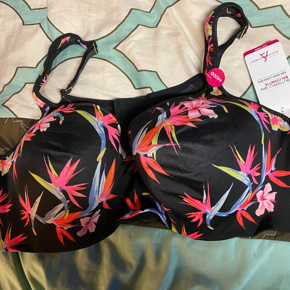 Ashley Stewart Butterfly Bra